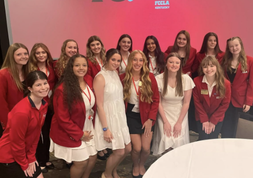 
FCCLA poses after the state competition awards ceremony (photo credits: Ahren Wagner). 
